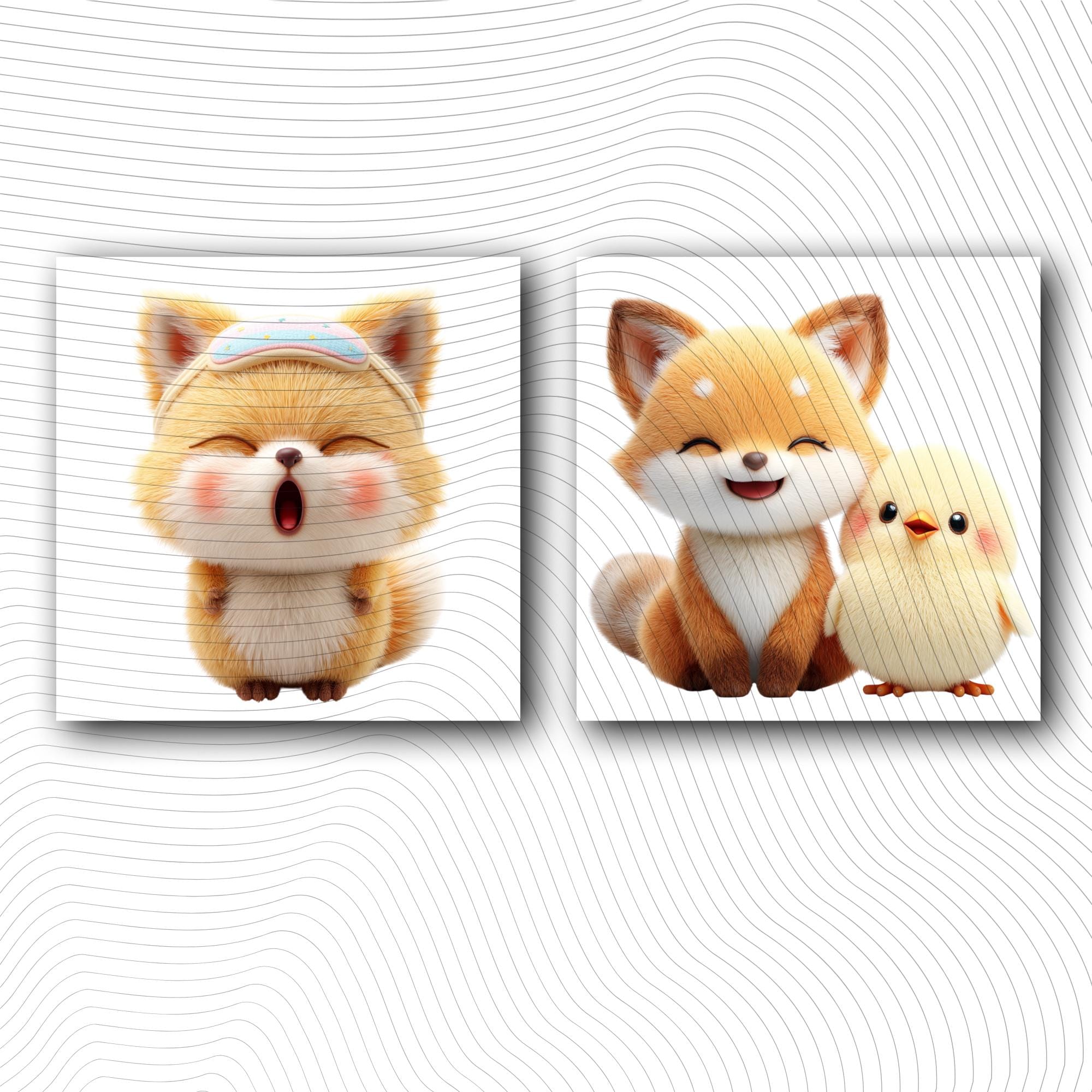 20 Quirky Fox Clipart Set | Funny  Characters PNG Transparent Background| 300DPI