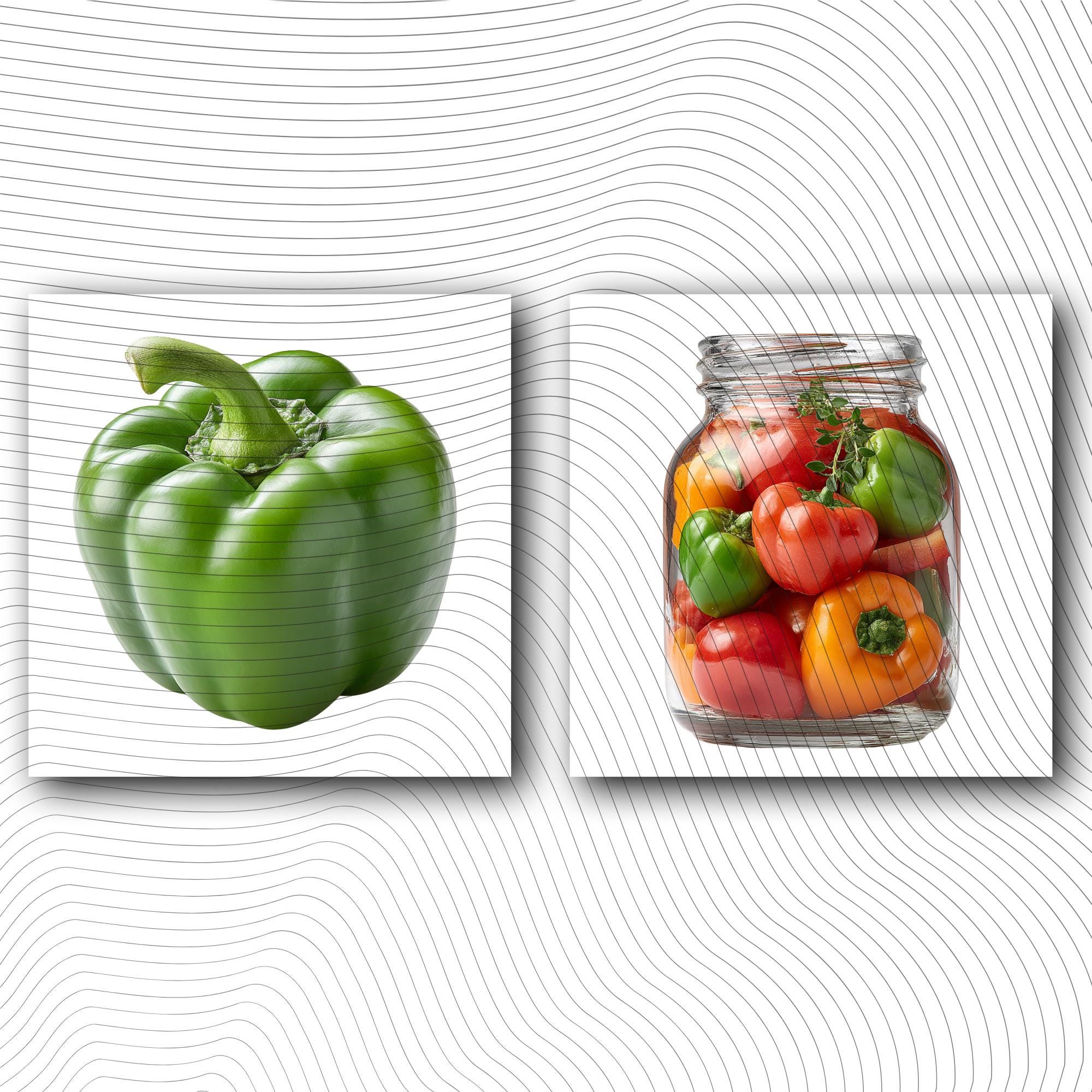 29 Realistic Pepper Clipart Bundle| PNG Transparent Background