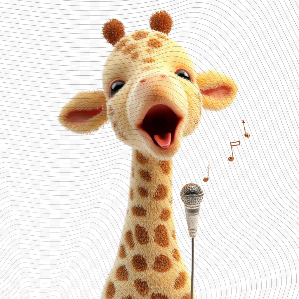 20 Quirky Giraffe Clipart Set | Funny  Characters PNG Transparent Background| 300DPI