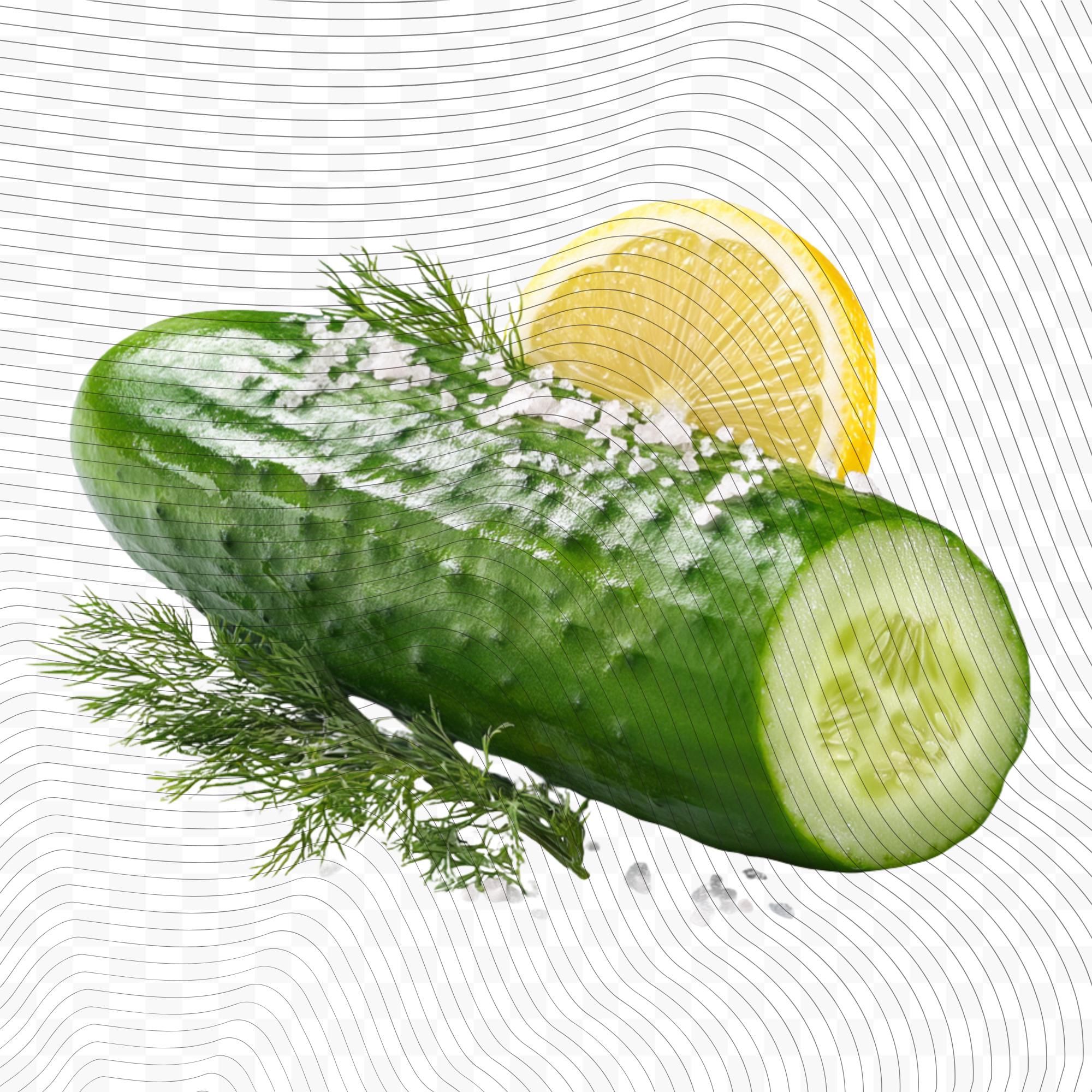 27 Realistic Cucumber Clipart Bundle| PNG Transparent Background