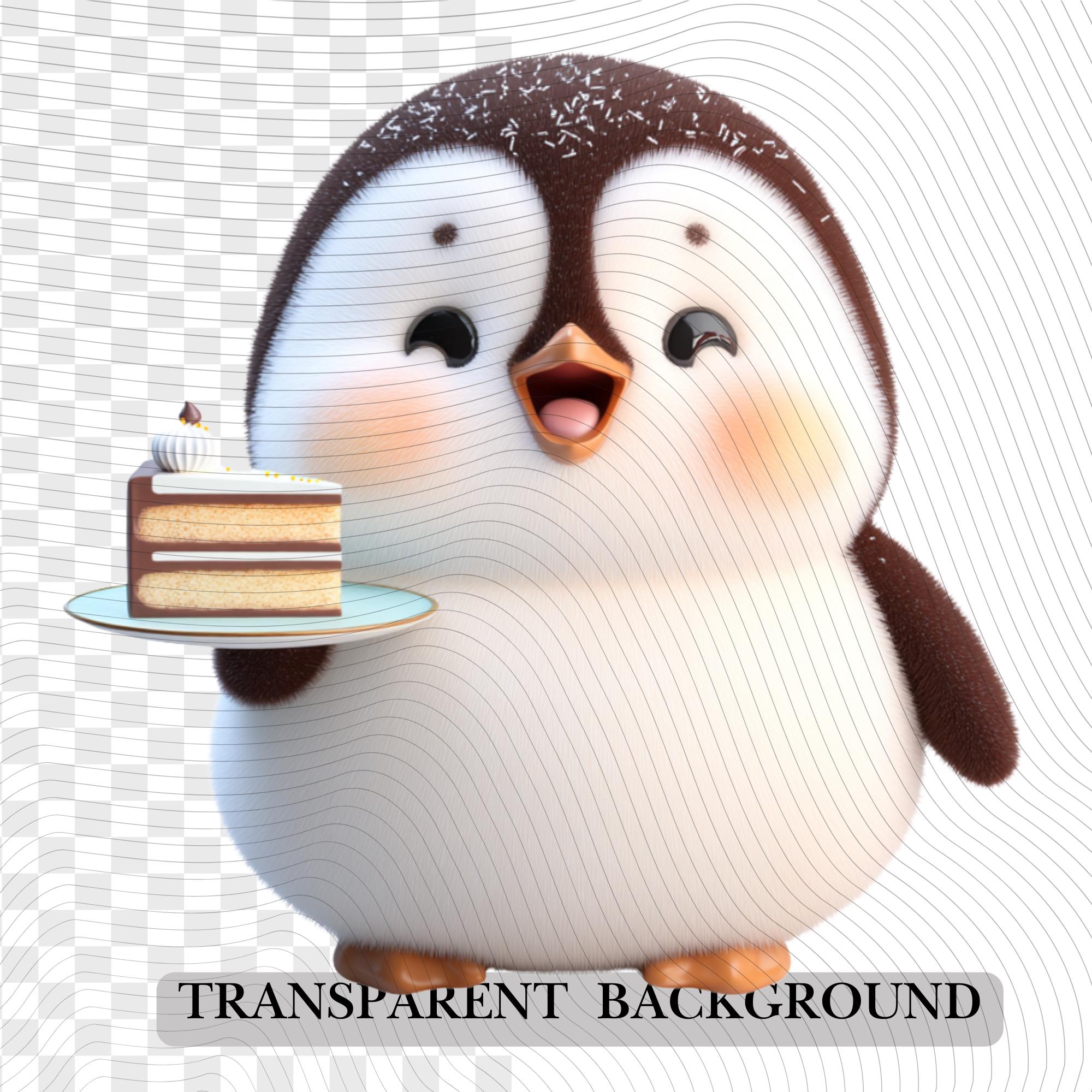 20 Quirky Penguin Clipart Set | Funny Characters PNG Transparent Background| 300DPI