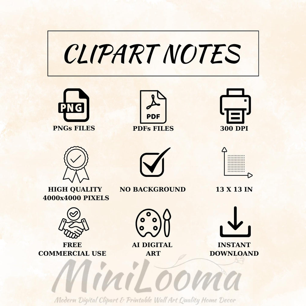 80 Kawaii Succulent - Cactus Clipart Bundle: Watercolor Plant Stickers (Transparent PNG)