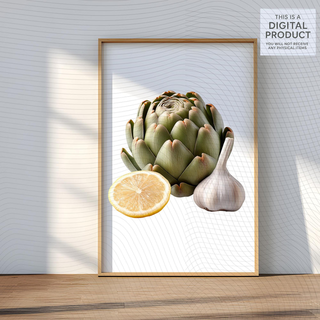 27 Realistic Artichoke Clipart Bundle| PNG Transparent Background