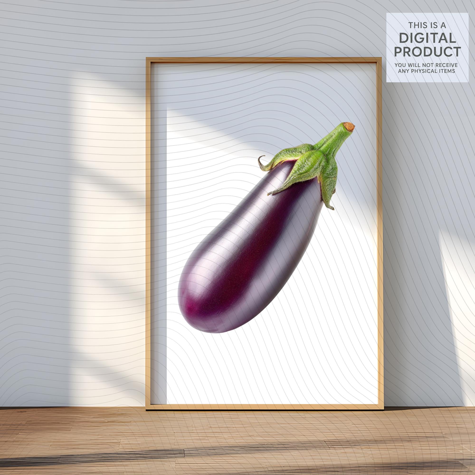 27 Realistic Eggplant Clipart Bundle| PNG Transparent Background
