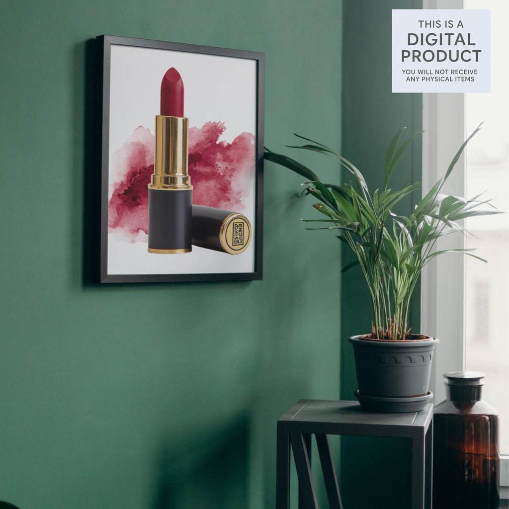 75 Watercolor Makeup Clipart Set: Cosmetic Illustrations ( Transparent PNG )