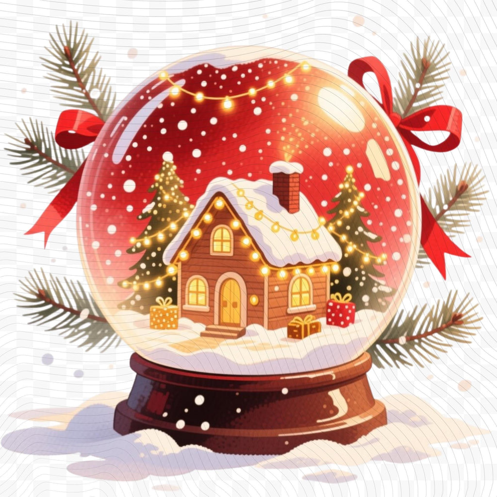 23 Santa's Christmas Journey Watercolor Clipart Bundle (PNG, 300 DPI)