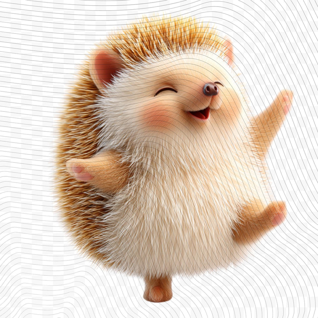 20 Quirky Hedgehog Clipart Set | Funny  Characters PNG Transparent Background| 300DPI