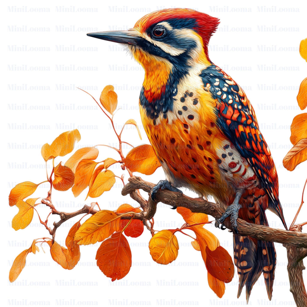 17 Autumn Animals Clipart Bundle: Knitted Crochet Style (Transparent PNG+PDF Digital Download)