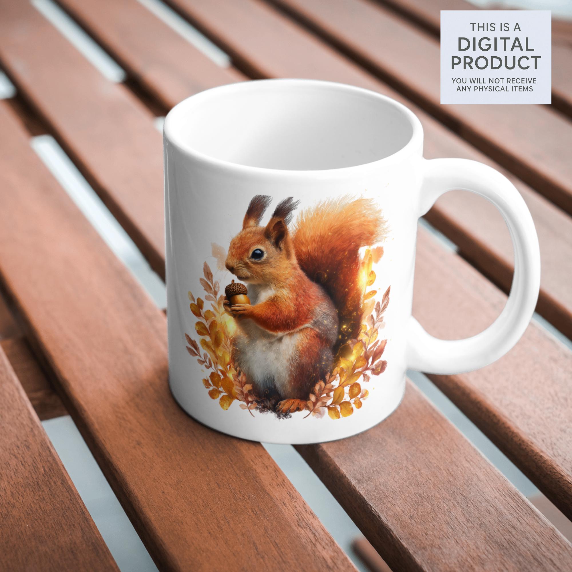 17 Autumn Animals Clipart Bundle: Knitted Crochet Style (Transparent PNG+PDF Digital Download)