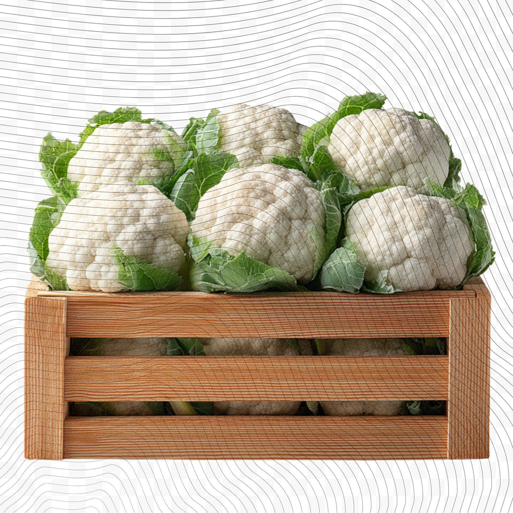 26 Realistic Cauliflower  Clipart Bundle| PNG Transparent Background
