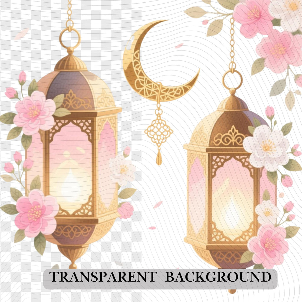 25 Ramadan Family Night iftar Clipart Set| Transparent Background PNG