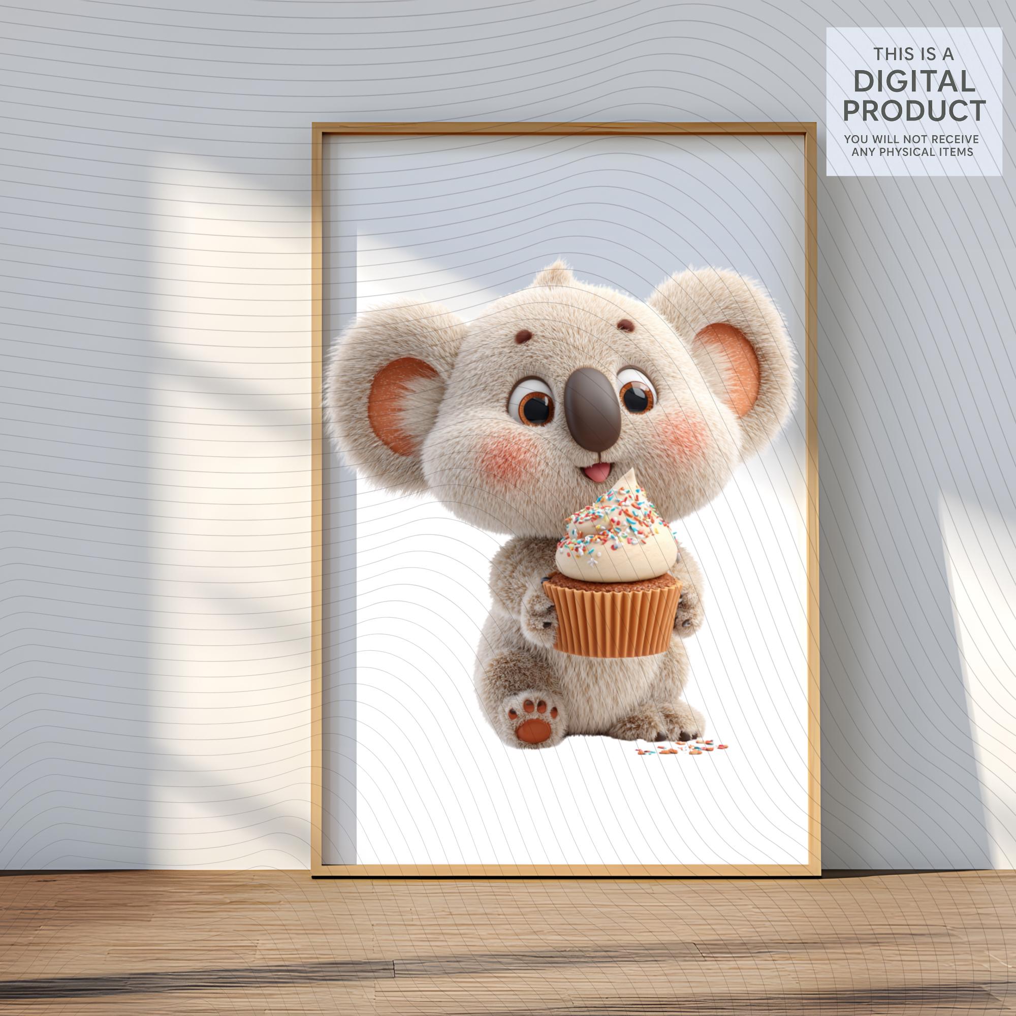 20 Quirky Koala Clipart Set | Funny Characters PNG Transparent Background| 300DPI