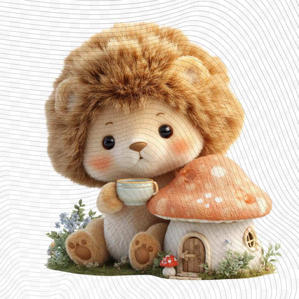 20 Quirky Lion Clipart Set | Funny Characters PNG Transparent Background| 300DPI