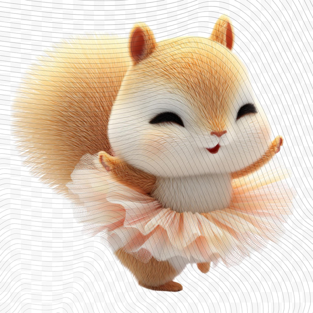 20 Quirky Squirrel Clipart Set | Funny Characters PNG Transparent Background| 300DPI