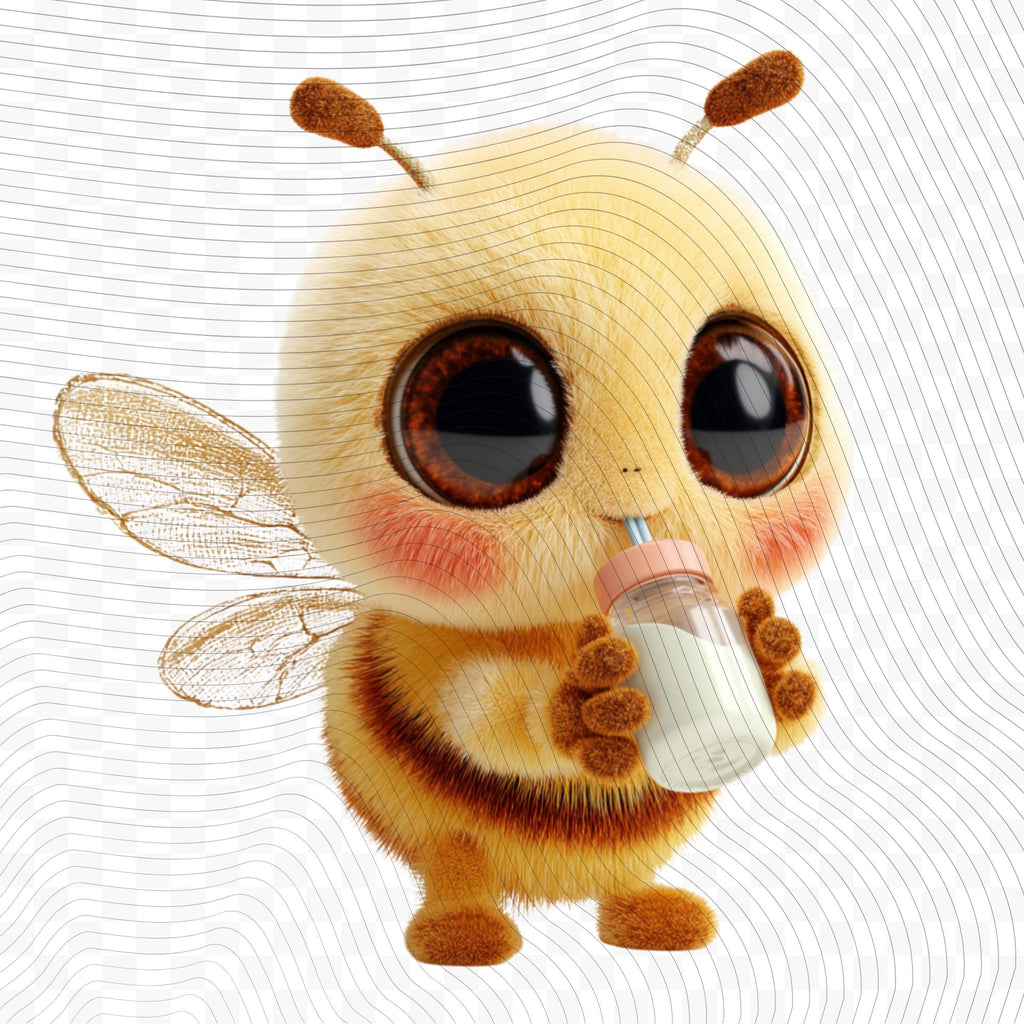 19 Quirky Bee Clipart Set | Funny Characters PNG Transparent Background| 300DPI