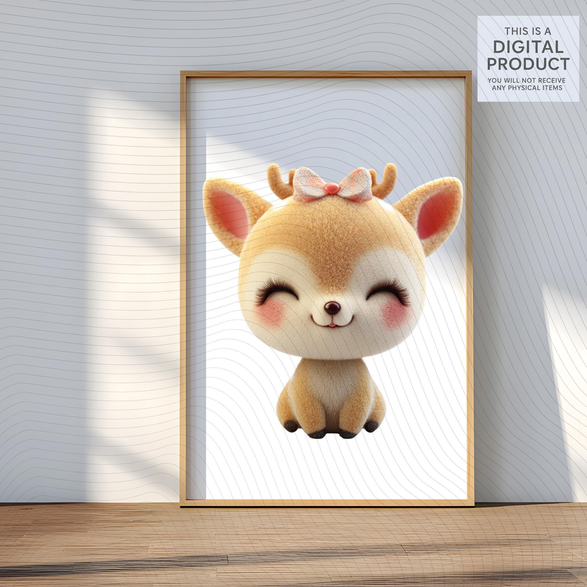 20 Quirky Deer Clipart Set | Funny Characters PNG Transparent Background| 300DPI