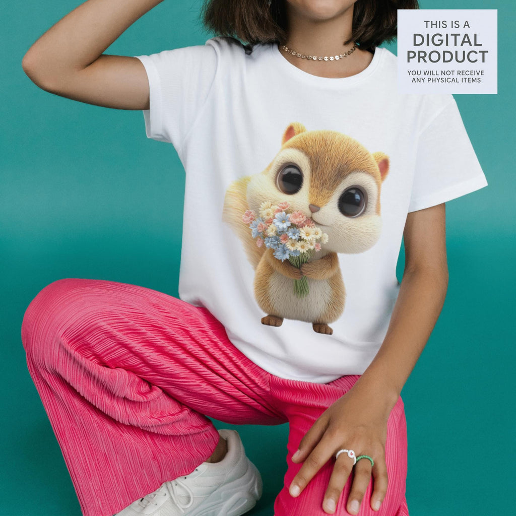 20 Quirky Squirrel Clipart Set | Funny Characters PNG Transparent Background| 300DPI