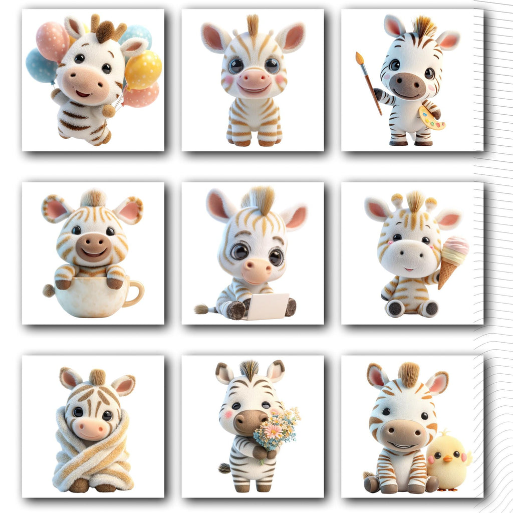 20 Quirky Bee Clipart Set | Funny Characters PNG Transparent Background| 300DPI