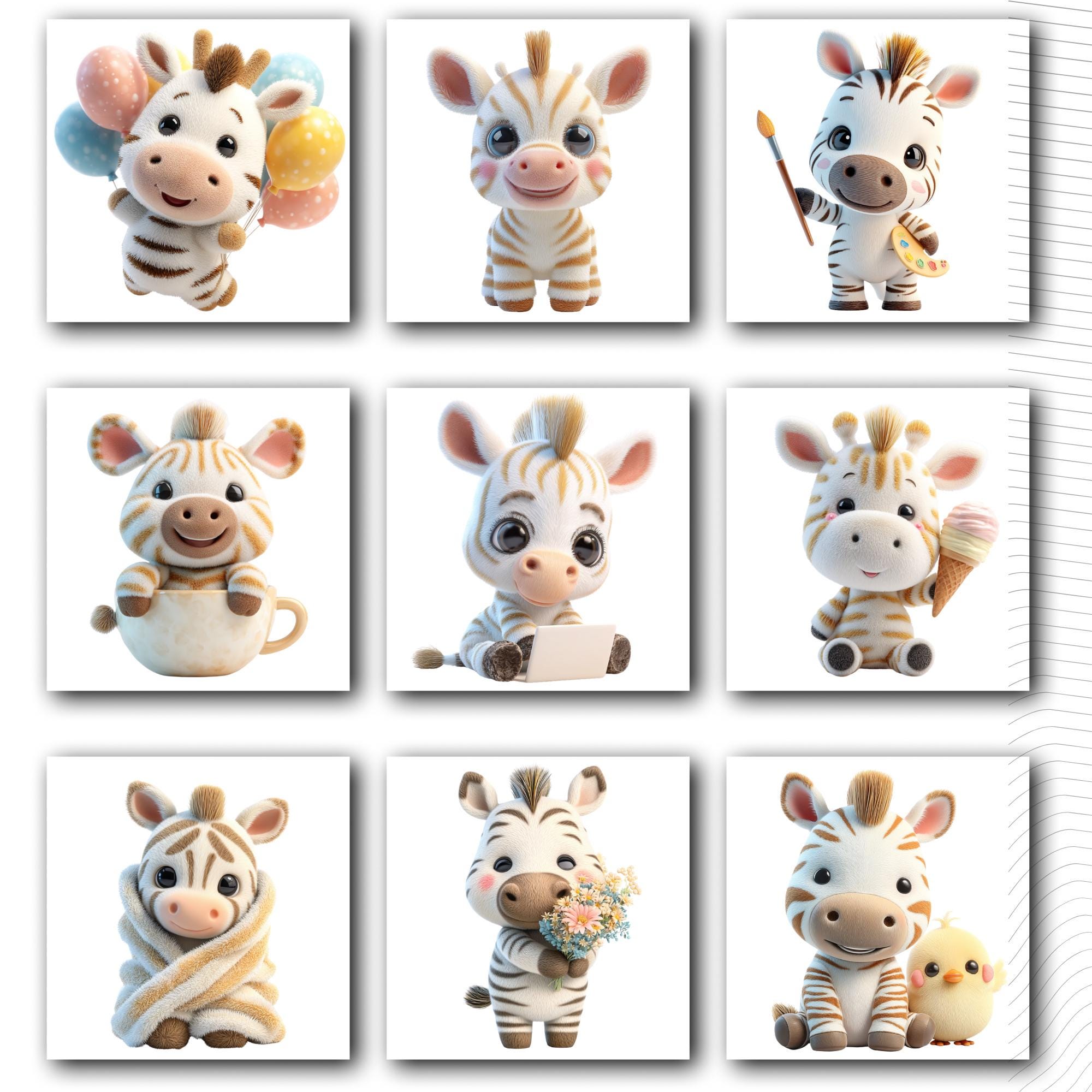 20 Quirky Bee Clipart Set | Funny Characters PNG Transparent Background| 300DPI