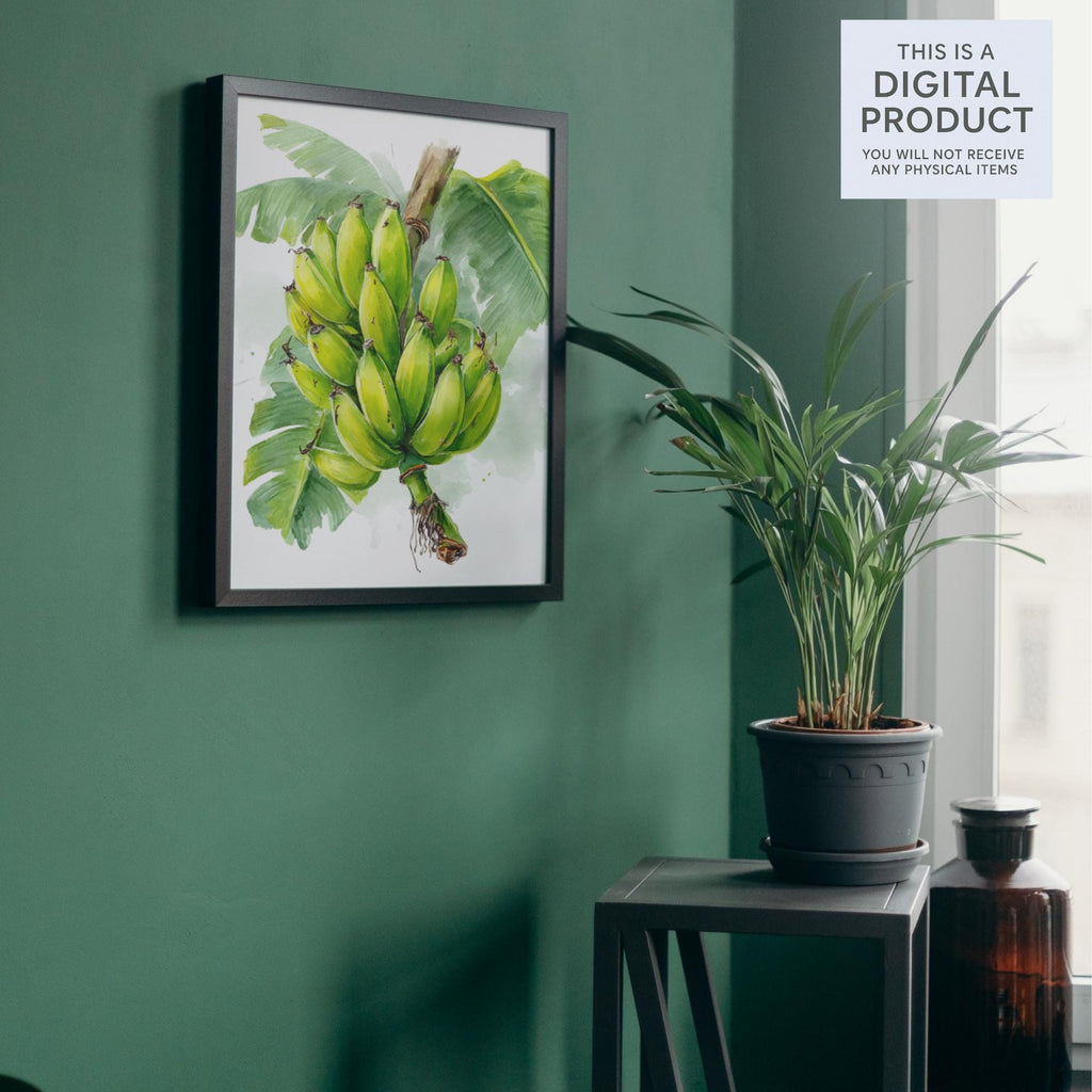 27 Banana Tree Clipart Bundle: Tropical Fruit PNG Set (Digital Download)