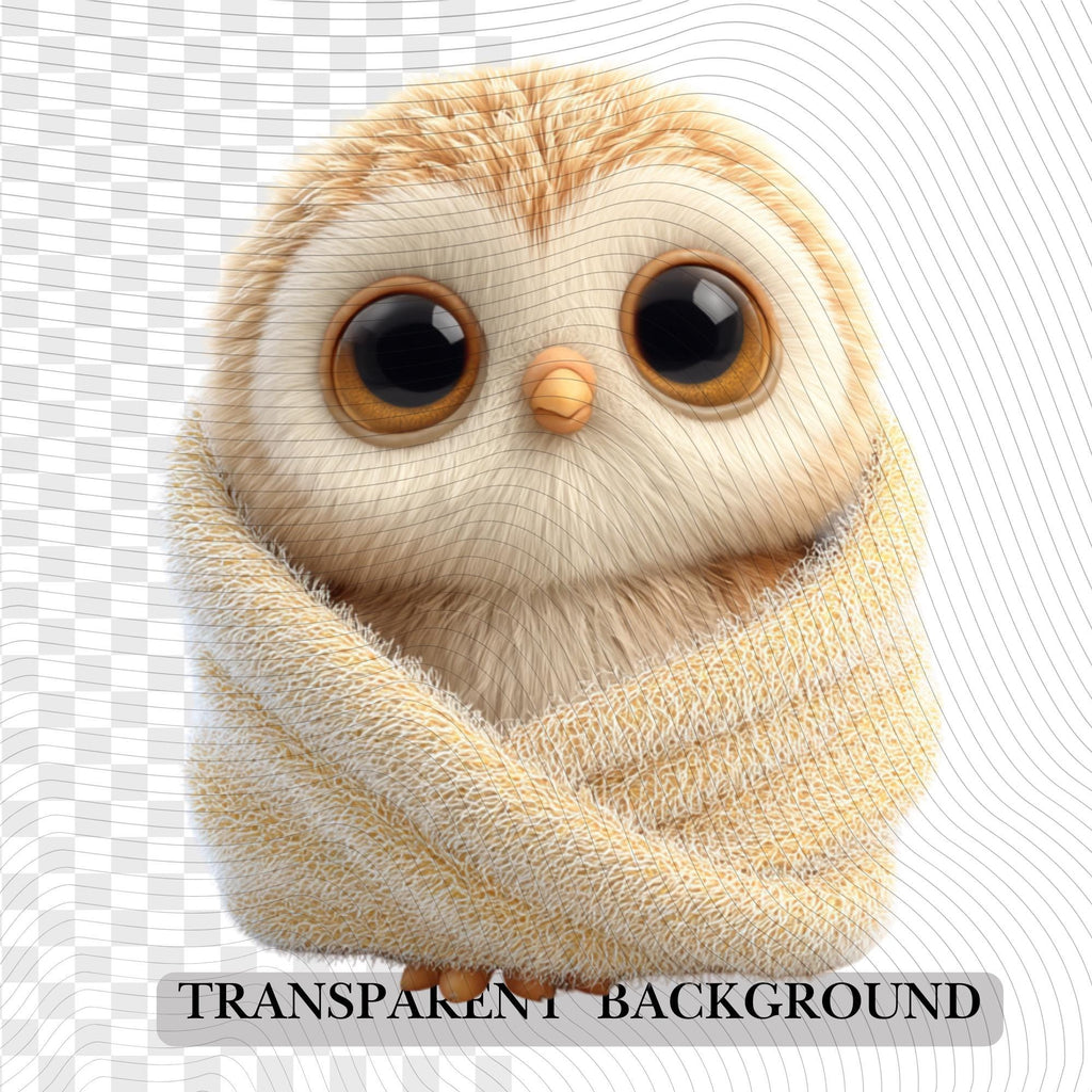 16 Quirky Owl Clipart Set | Funny Characters PNG Transparent Background| 300DPI