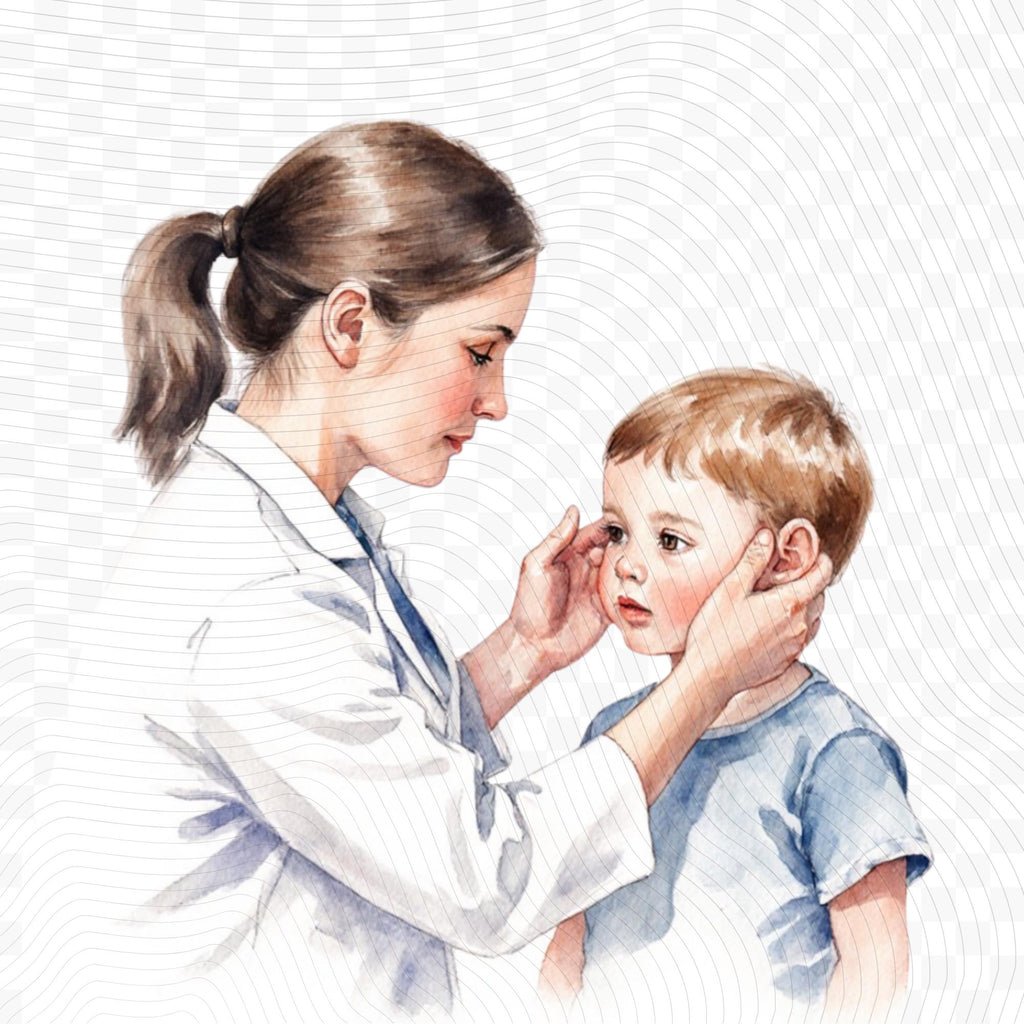 56 Doctor Profession Watercolor Clipart Set | Realistic Medical PNG | Transparent Background