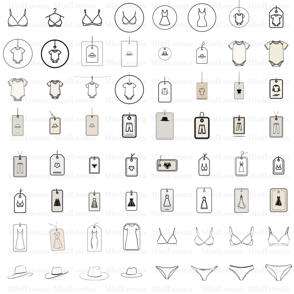 146 Clothing Label Clipart| PNG Transparent