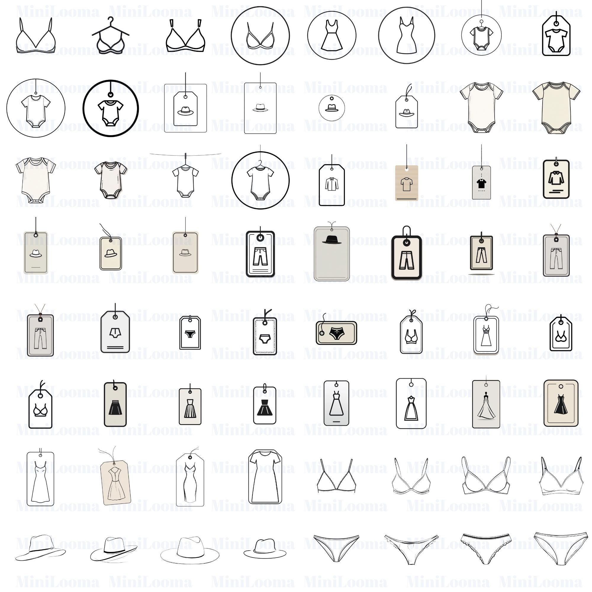 146 Clothing Label Clipart| PNG Transparent