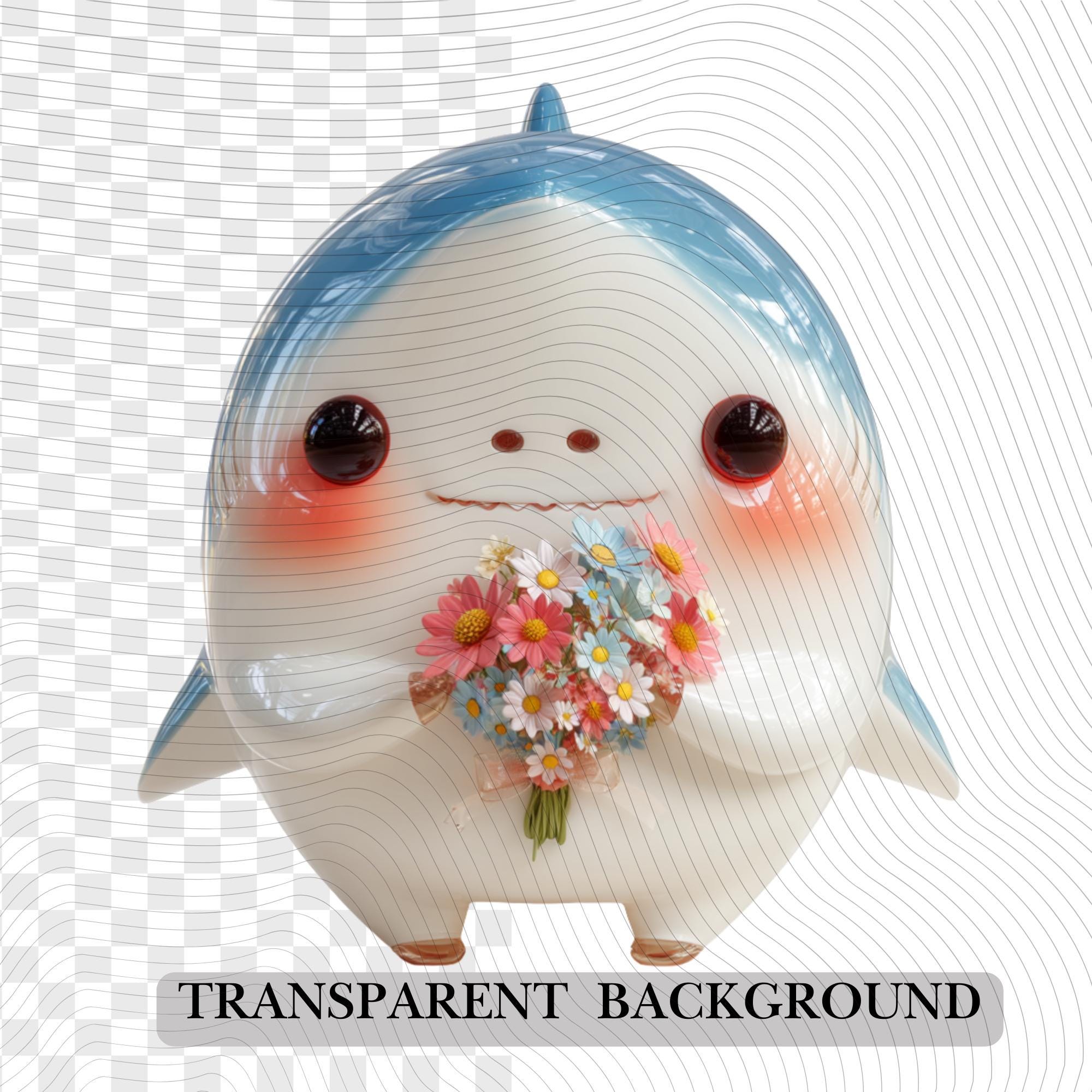 19 Quirky Shark Clipart Set | Funny Characters PNG Transparent Background| 300DPI