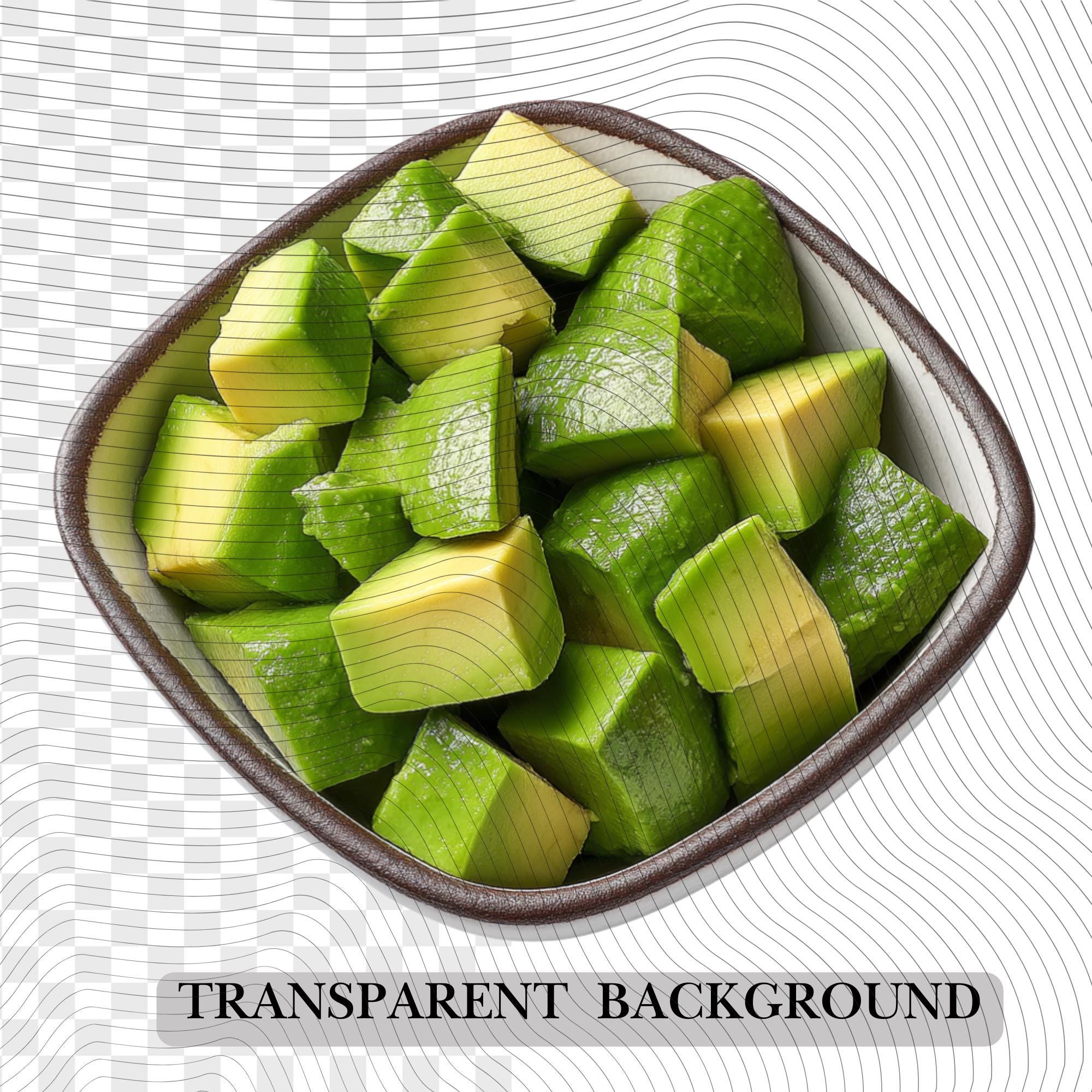 25 Realistic Avocado Clipart Bundle| PNG Transparent Background