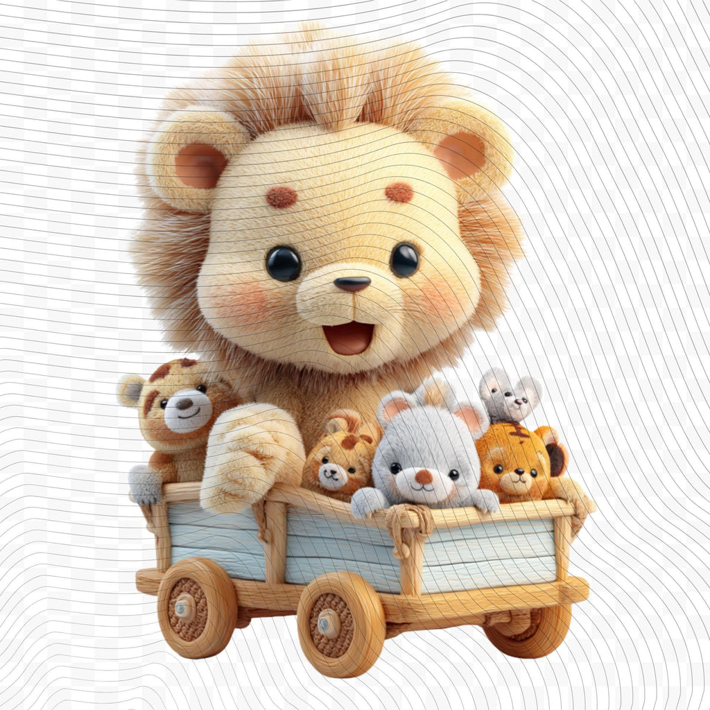 20 Quirky Lion Clipart Set | Funny Characters PNG Transparent Background| 300DPI