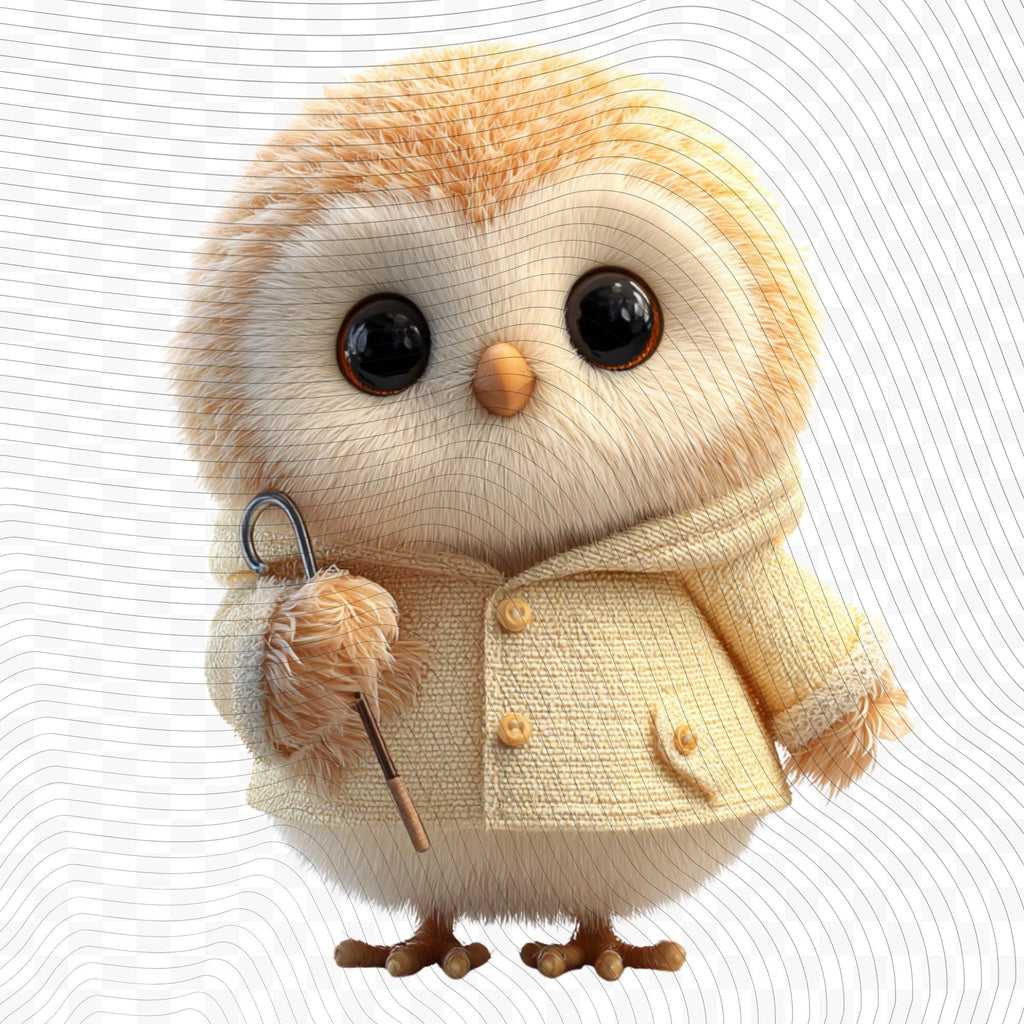 16 Quirky Owl Clipart Set | Funny Characters PNG Transparent Background| 300DPI