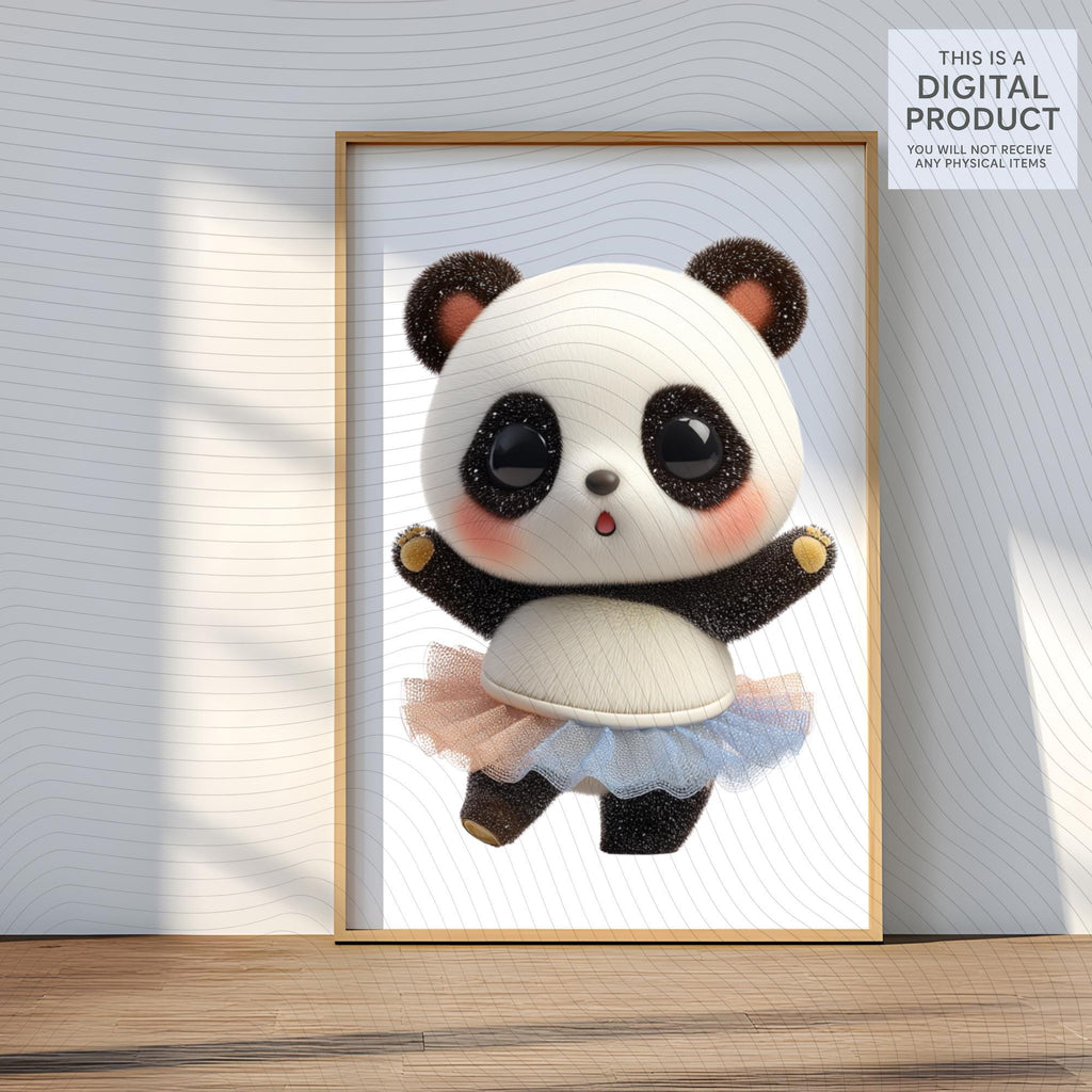 20 Quirky Panda Clipart Bundle | Kawaii Pastel Animals PNG Transparent Background