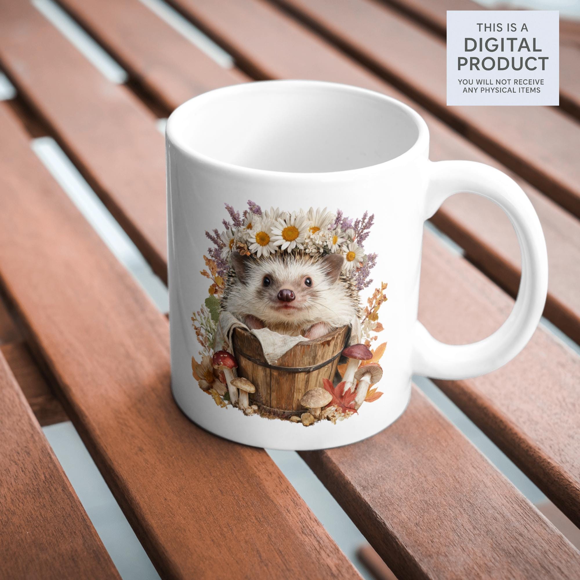 20 Baby Animals Clipart Bundle: Floral Crowned Transparent PNGs for Nursery Art