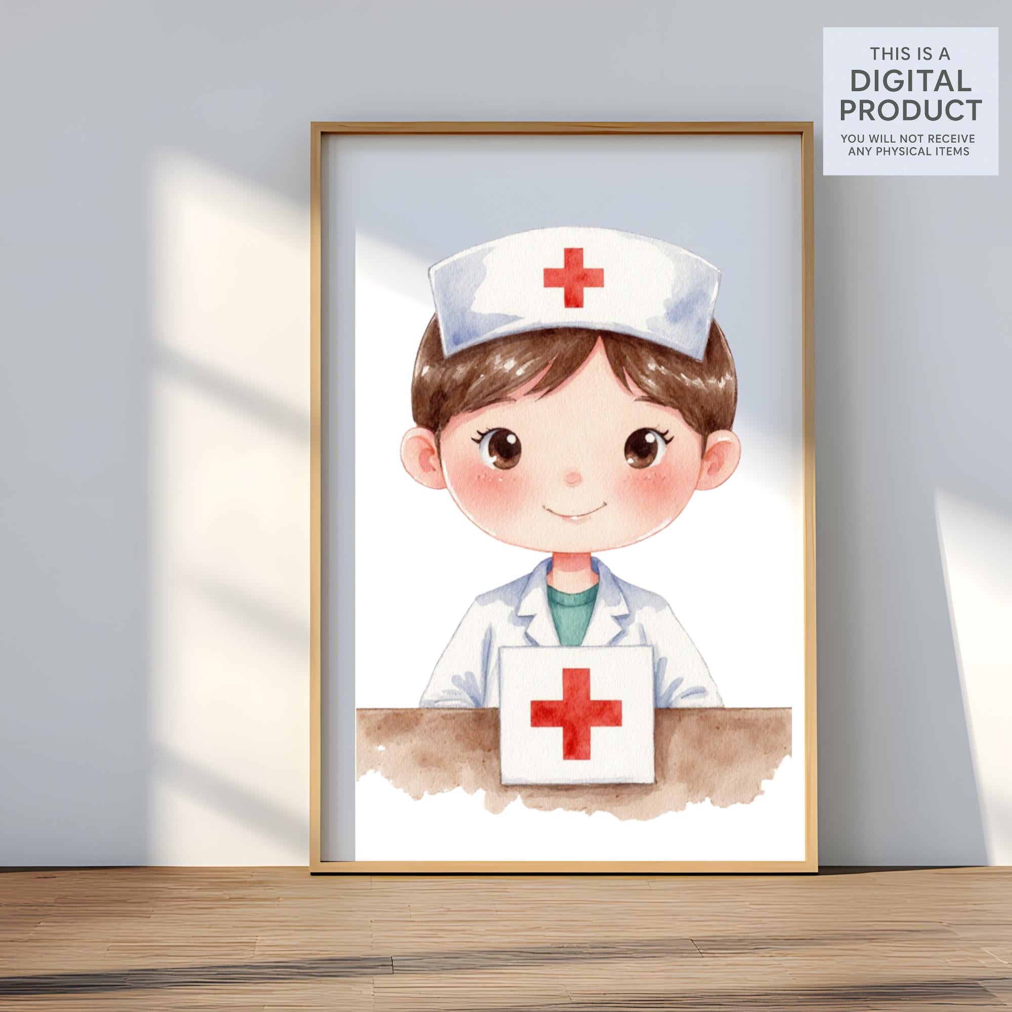 60 Pharmacy Watercolor Clipart |PNG Set, Transparent Background