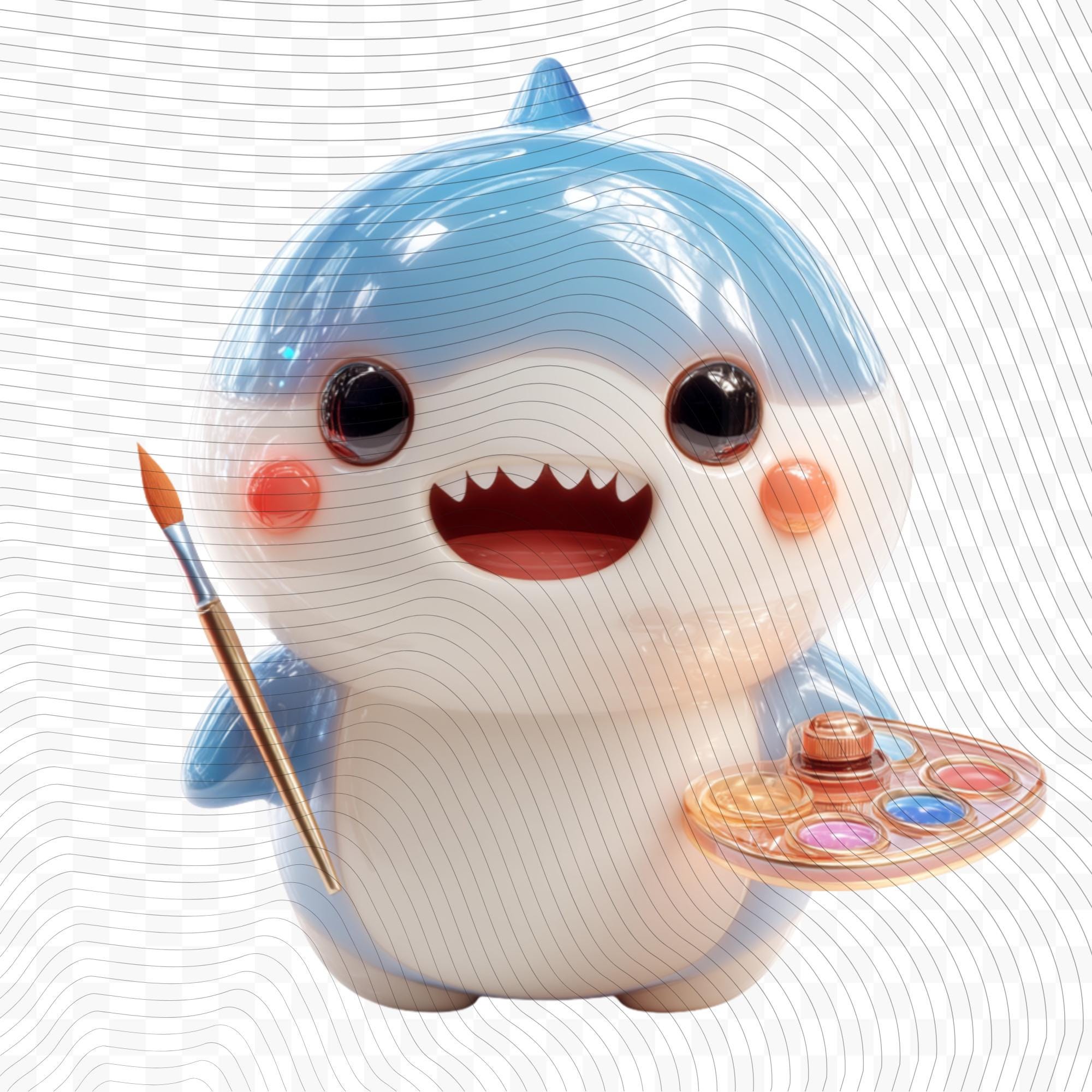 19 Quirky Shark Clipart Set | Funny Characters PNG Transparent Background| 300DPI