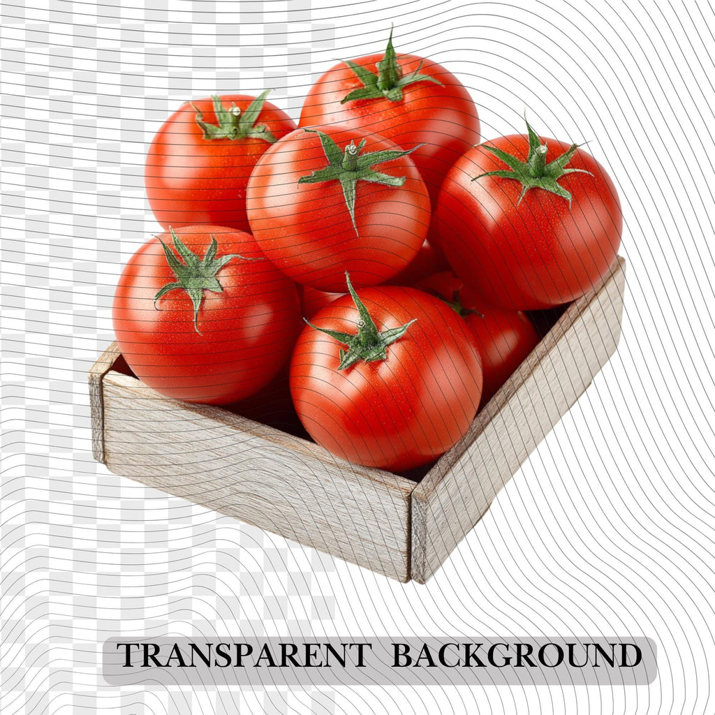 27 Realistic Tomato Clipart Bundle | PNG Transparent Background