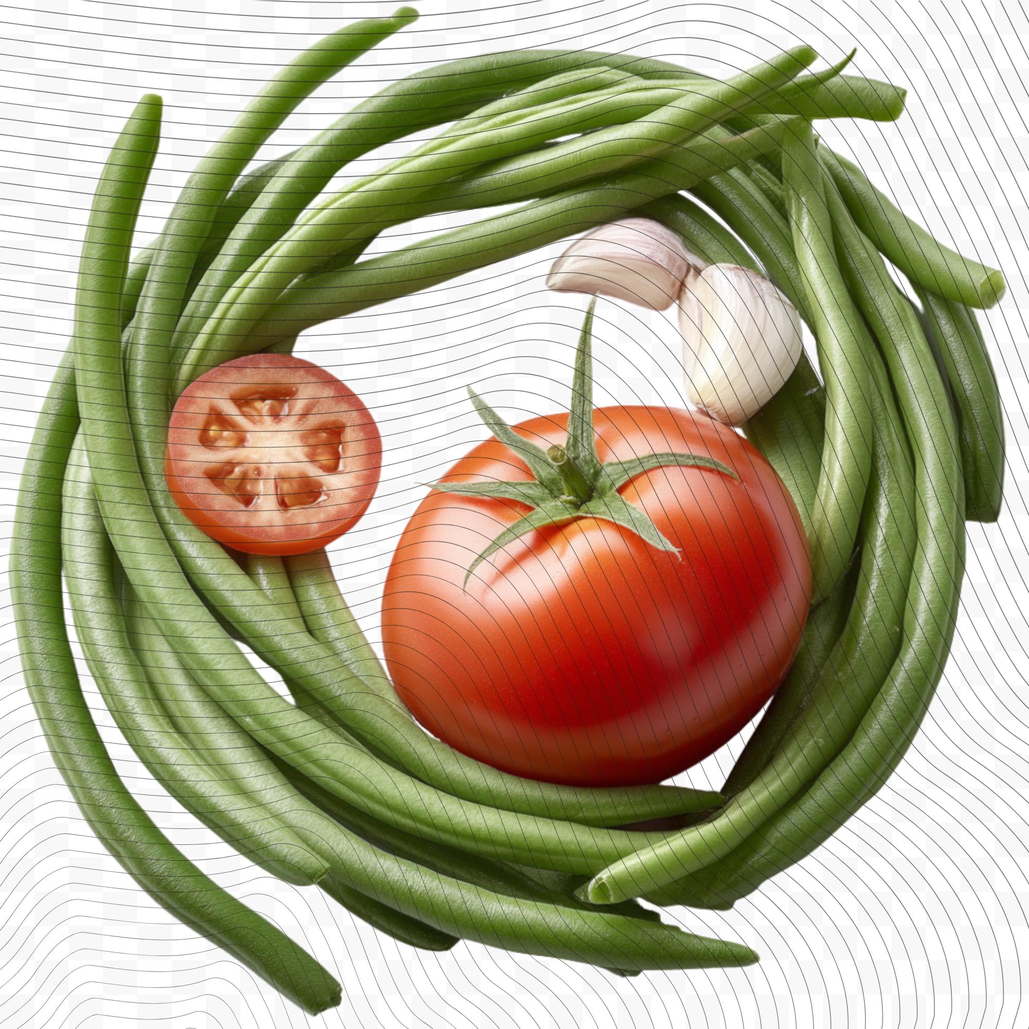 18 Realistic Green Beans Clipart Bundle| PNG Transparent Background