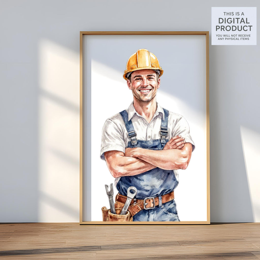 33 Carpenter Profession Clipart| Transparent Background