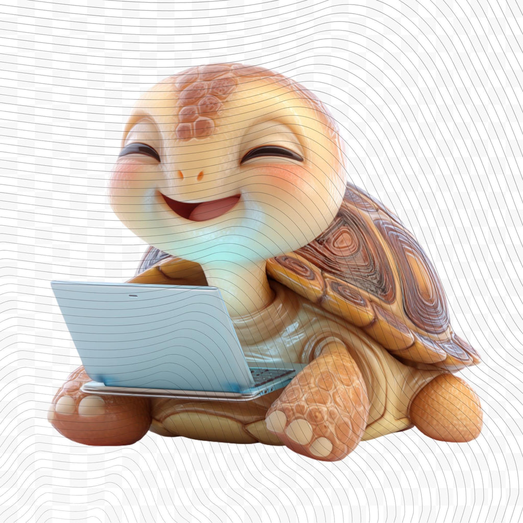 10 Quirky Turtle Clipart Set | Funny Characters PNG Transparent Background| 300DPI