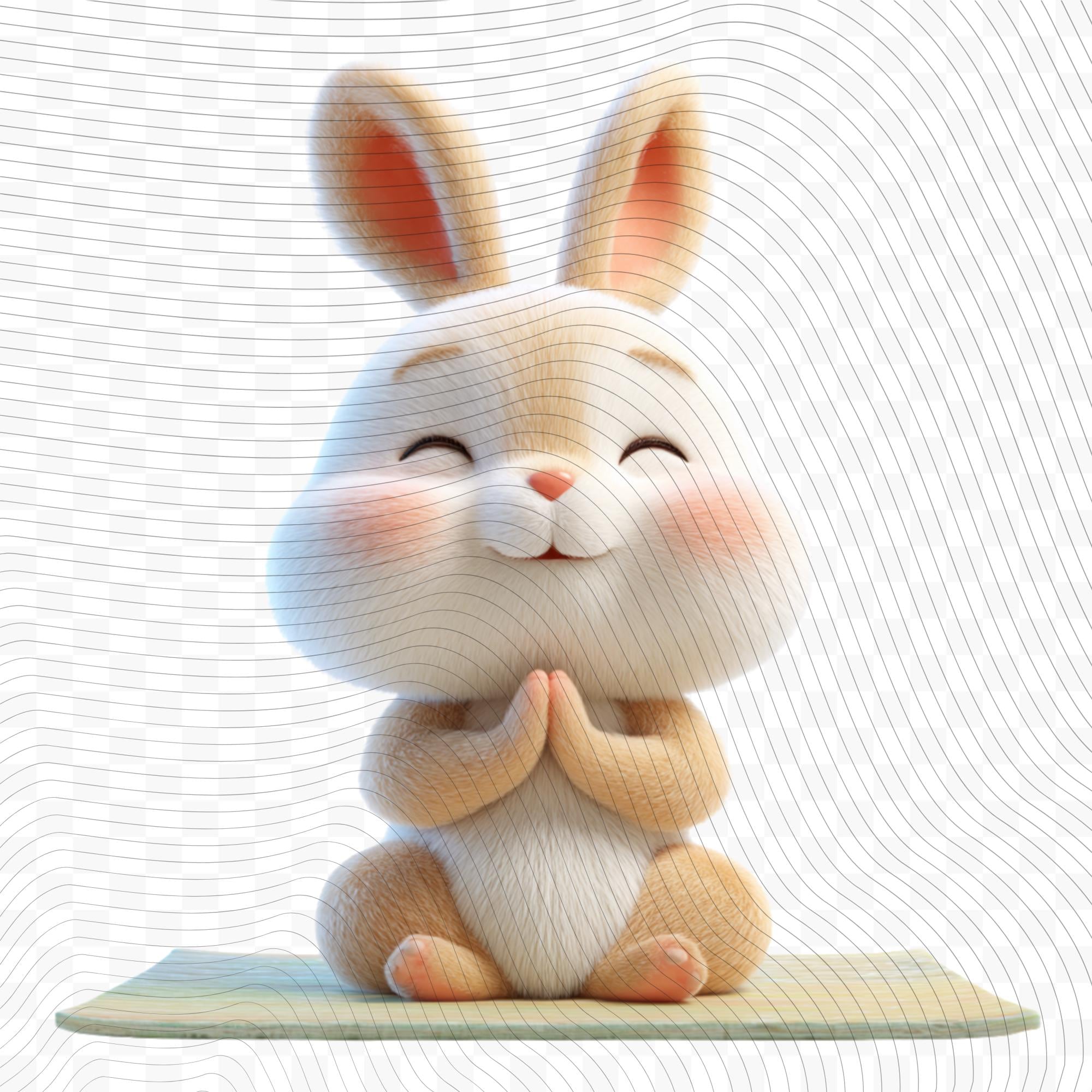 23 Quirky Rabbit Clipart Set | Funny  Characters PNG Transparent Background| 300DPI