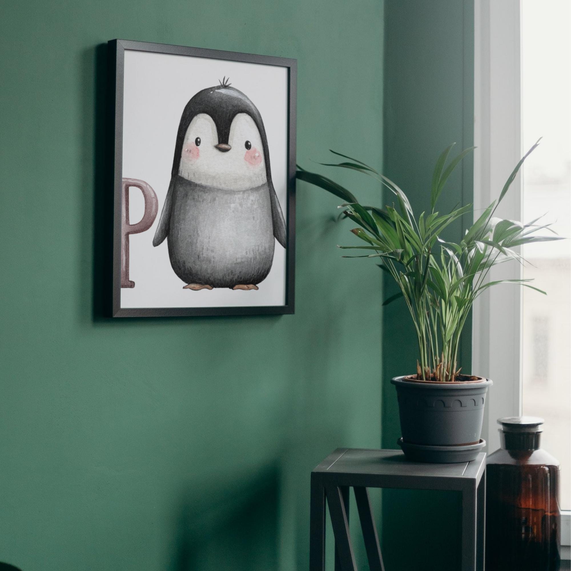 26 Animal Alphabet Clipart – Watercolor Letters, Nursery Learning (Transparent PNG)