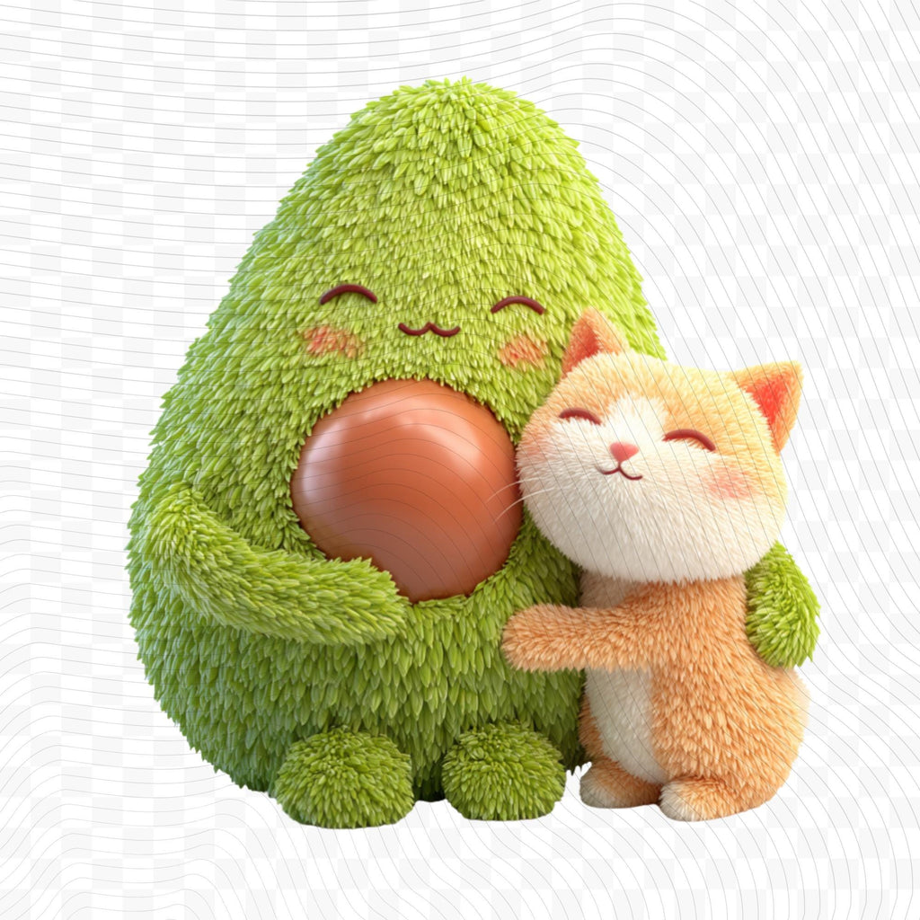 24 Quirky Avocado Life Clipart | Funny Characters PNG Transparent Transparent Background