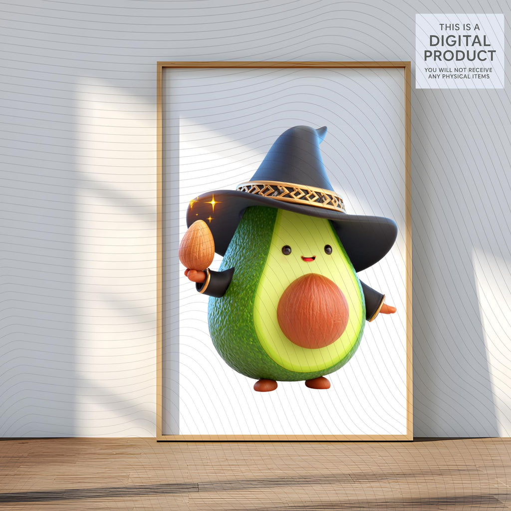 24 Quirky Avocado Life Clipart | Funny Characters PNG Transparent Transparent Background