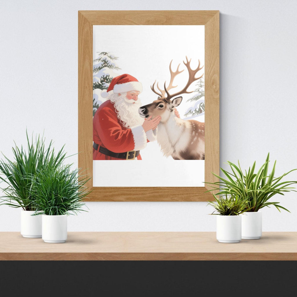 23 Santa's Christmas Journey Watercolor Clipart Bundle (PNG, 300 DPI)