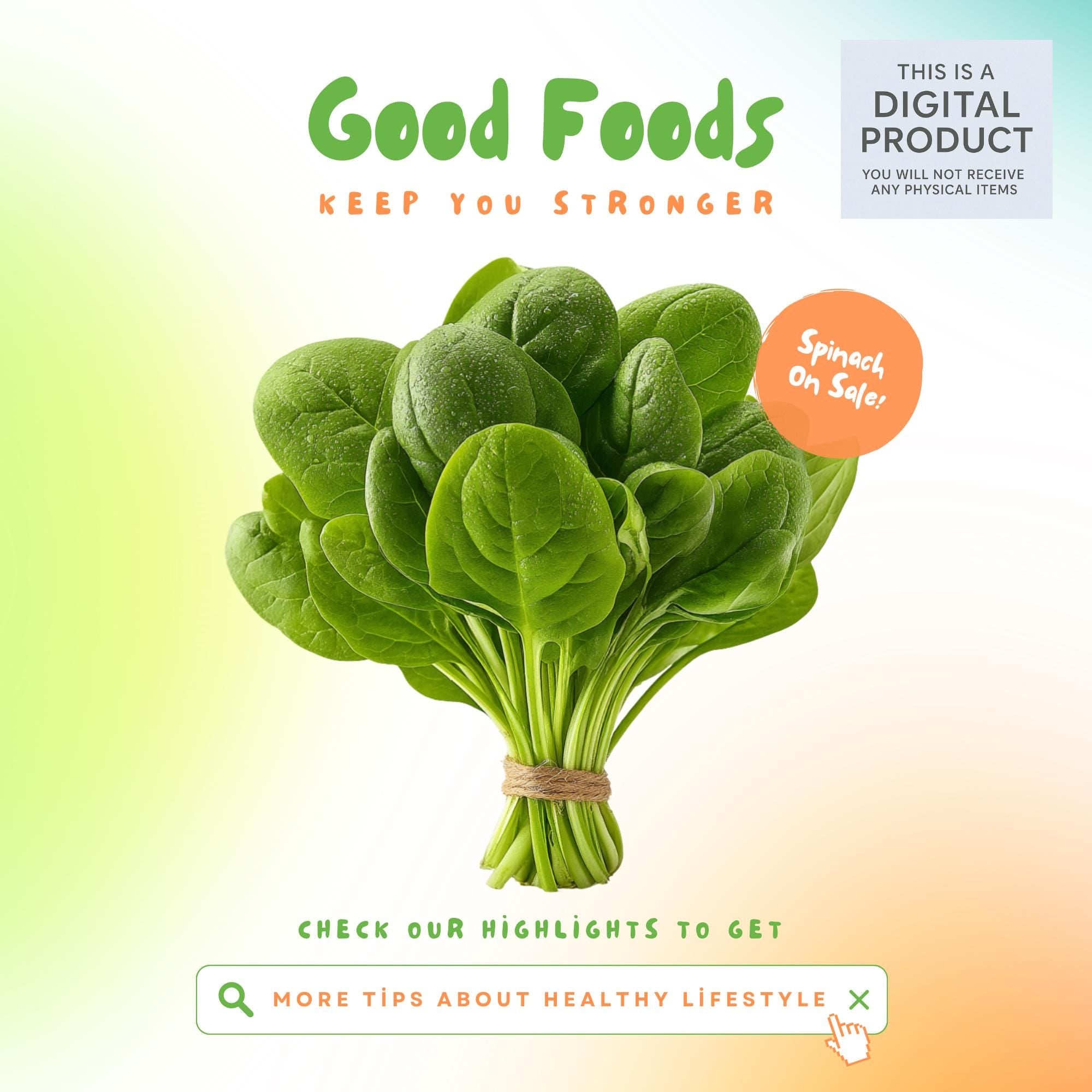 19 Realistic Spinach Clipart Bundle| PNG Transparent Background