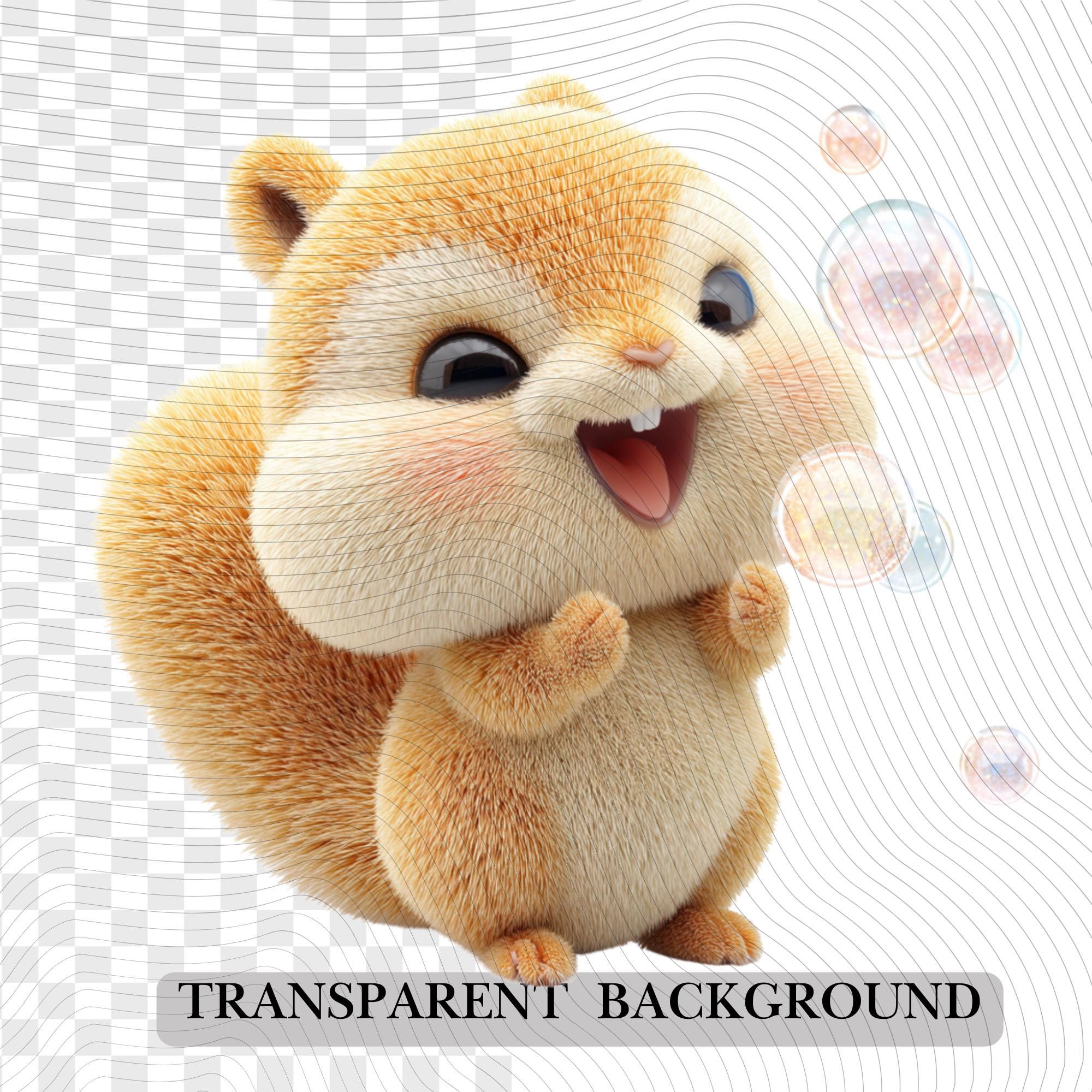 20 Quirky Squirrel Clipart Set | Funny Characters PNG Transparent Background| 300DPI