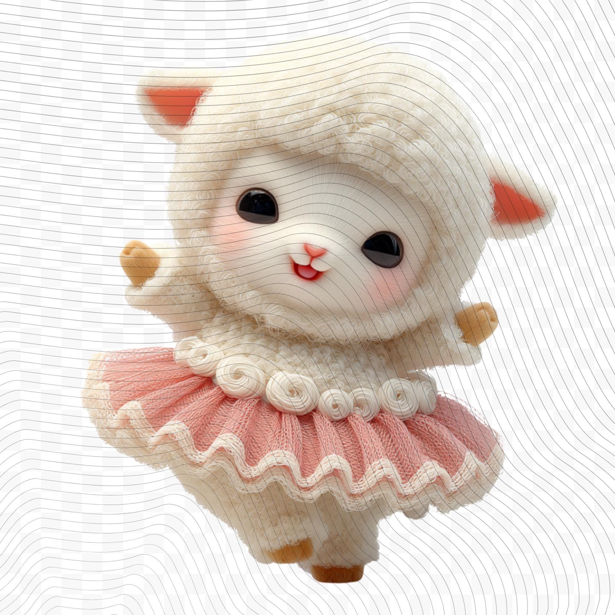 20 Quirky Sheep Clipart Set | Funny Characters PNG Transparent Background| 300DPI