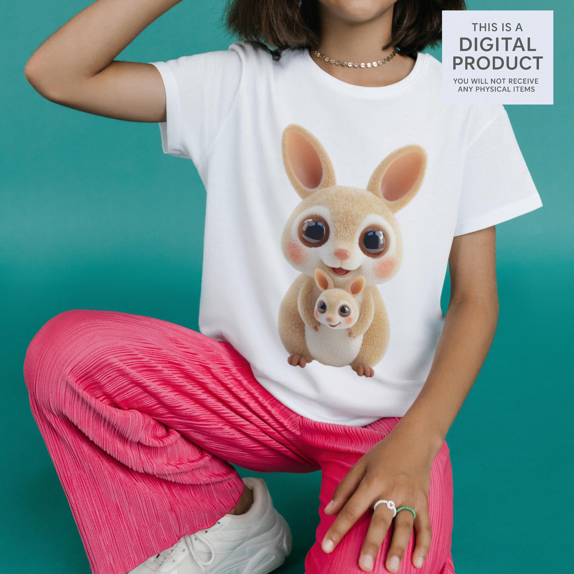 20 Quirky Kangaroo Clipart Set | Funny  Characters PNG Transparent Background| 300DPI