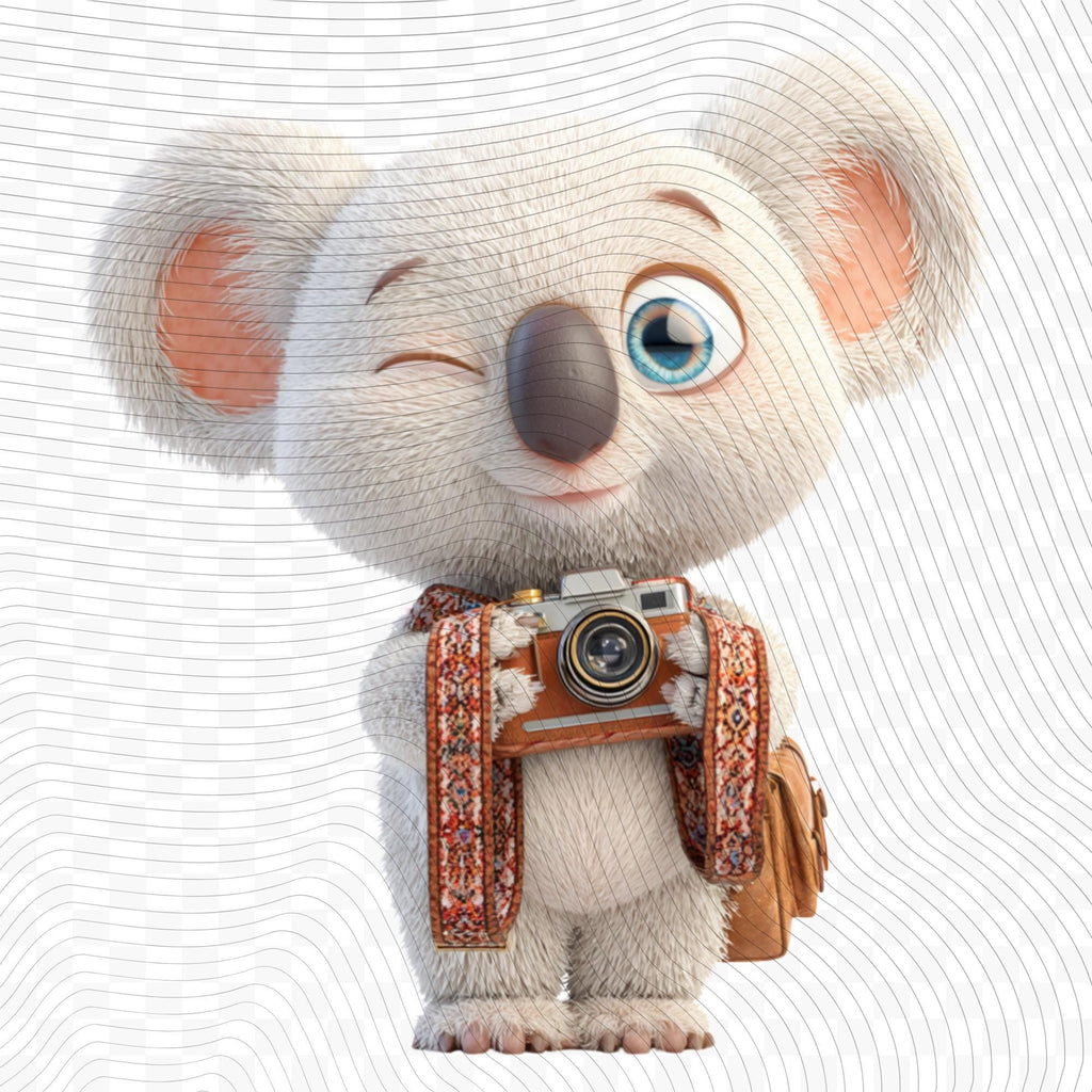 20 Quirky Koala Clipart Set | Funny Characters PNG Transparent Background| 300DPI